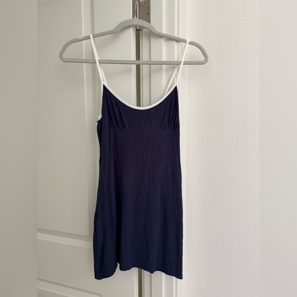 La Hearts Midnight Blue Textured Dress